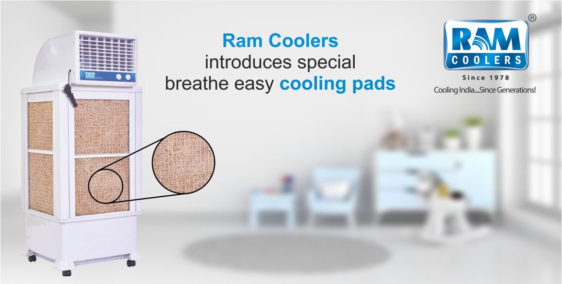 RAM COOLERS INTRODUCES SPECIAL BREATHE EASY COOLING PADS FOR ALL COOLER MODELS!